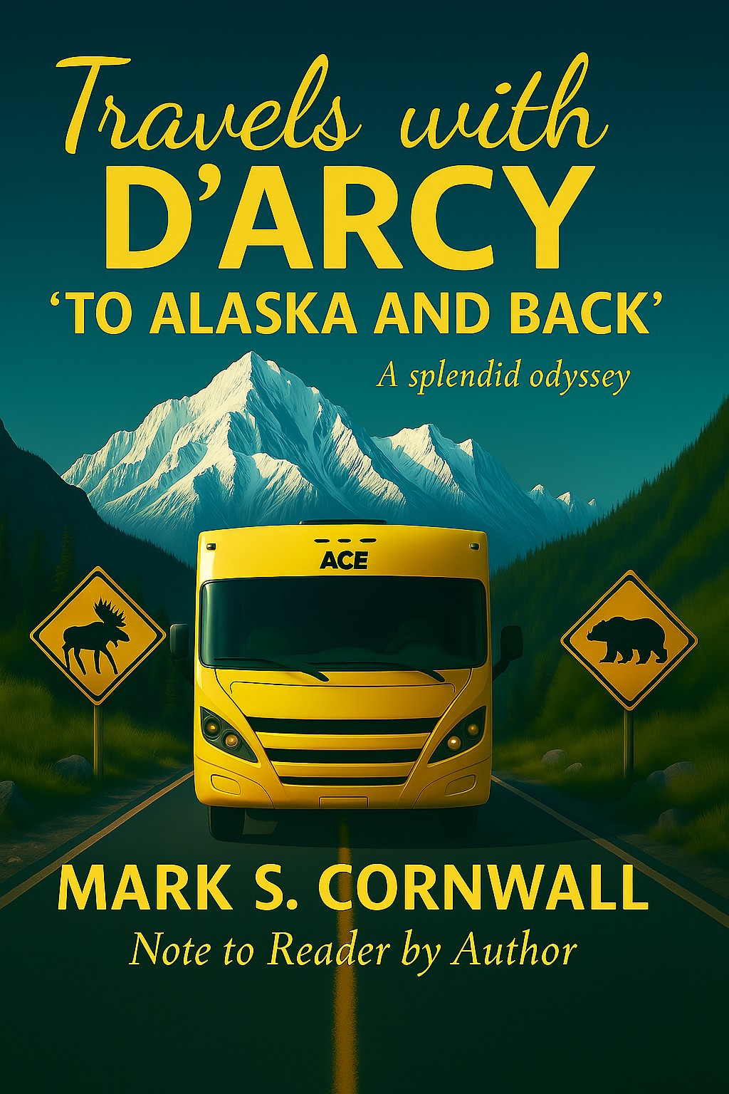 Book Cover - Travel's with D'Arcy to Alaska and Back by Mark S. Cornwall Travel's with D'Arcy to Alaska and Back by Mark S. Cornwall book cover.